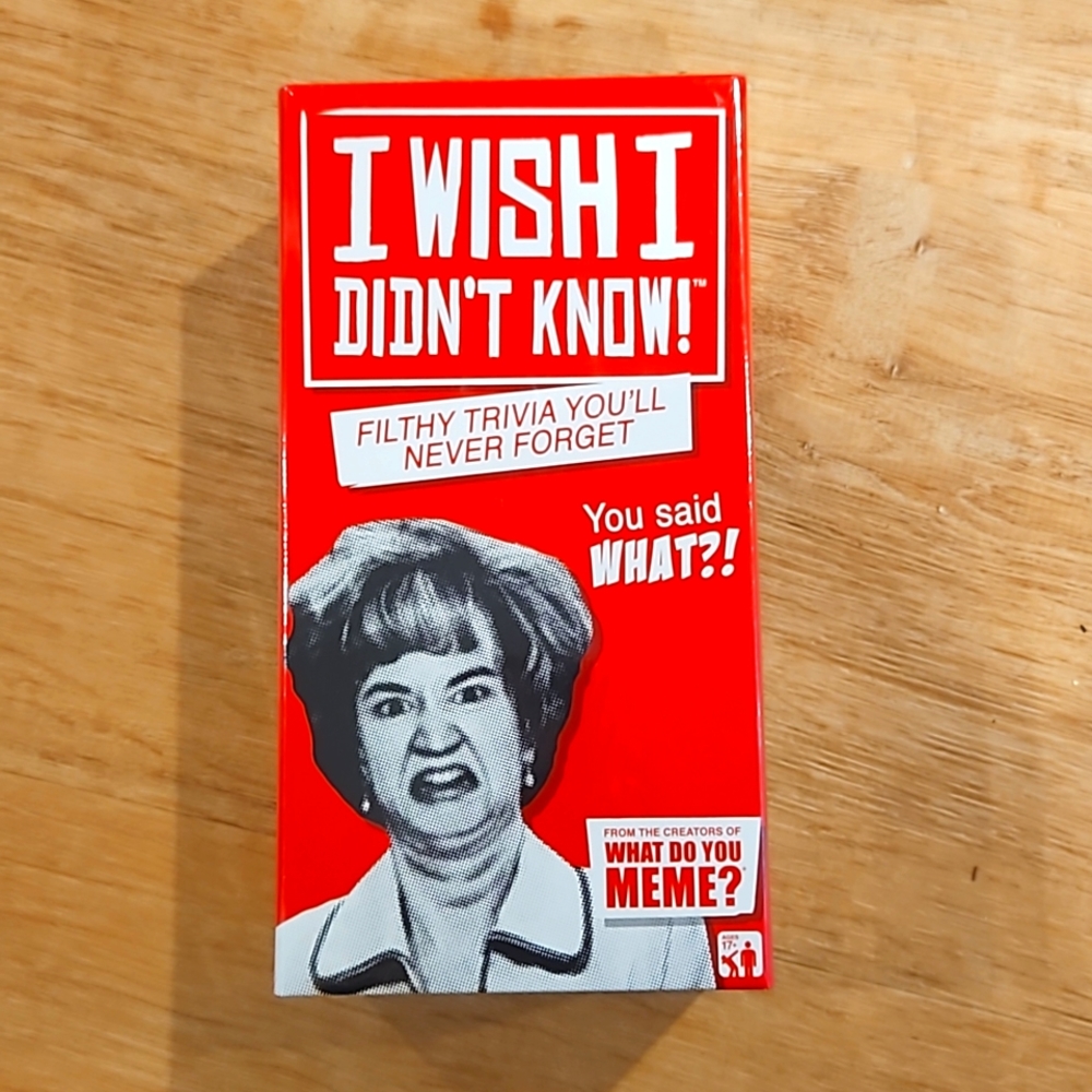 I Wish I Didn't Know! Filthy Trivia Game